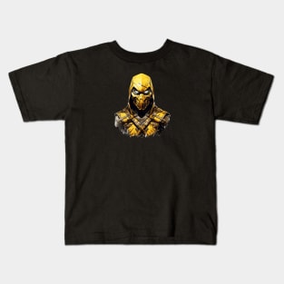 Scorpion Mortal Kombat Design Kids T-Shirt